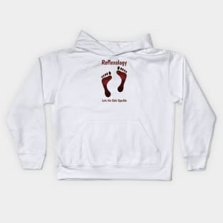 Reflexology Lets the Sole Sparkle Kids Hoodie